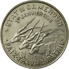Coin, Cameroon, 50 Francs, 1960, Paris, EF(40-45), Copper-nickel, KM:13