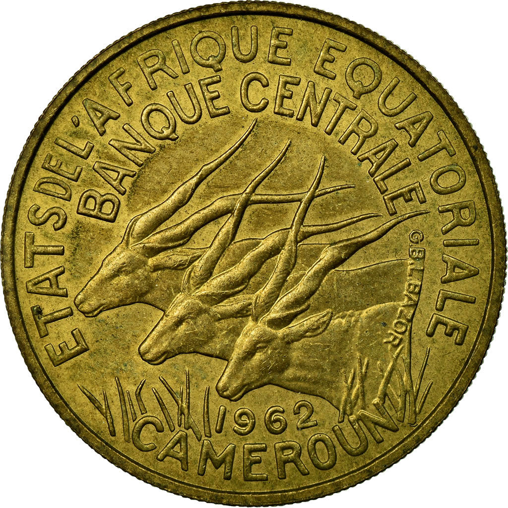 Coin, EQUATORIAL AFRICAN STATES, 25 Francs, 1962, Paris, EF(40-45)