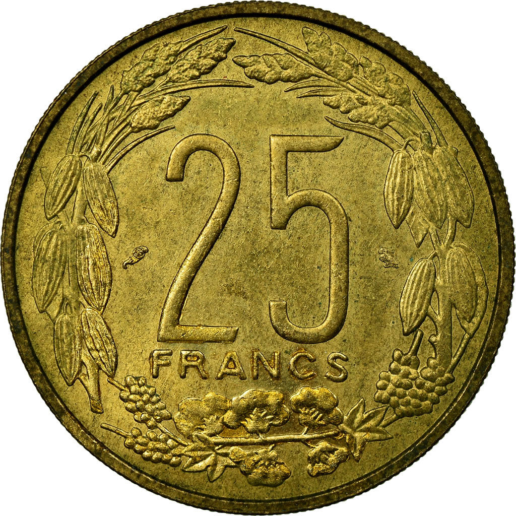 Coin, EQUATORIAL AFRICAN STATES, 25 Francs, 1962, Paris, EF(40-45)