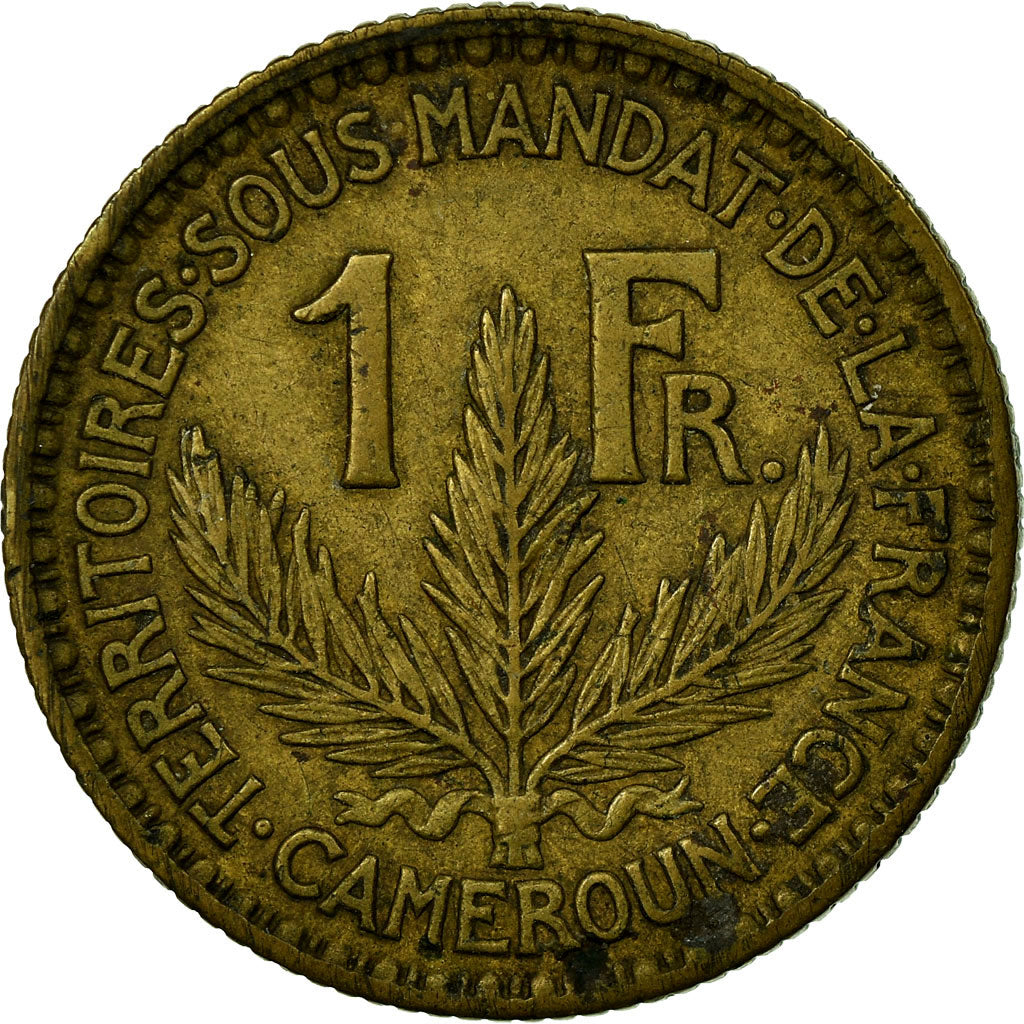 Coin, Cameroon, Franc, 1926, Paris, EF(40-45), Aluminum-Bronze, KM:2