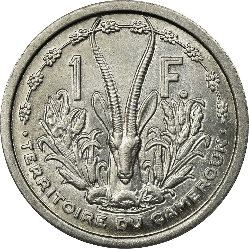Coin, Cameroon, Franc, 1948, Paris, AU(55-58), Aluminum, KM:8