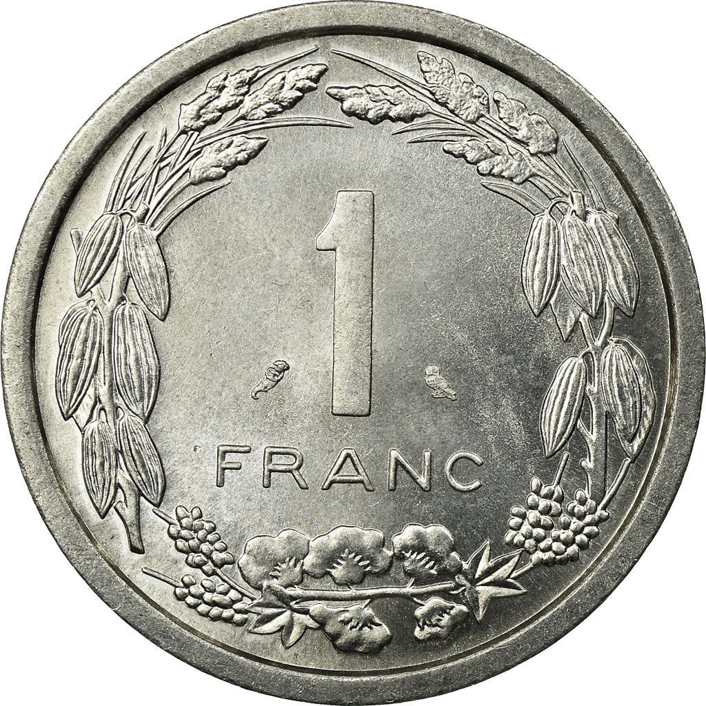 Münze, Äquatorial Afrikanische Staaten, Franc, 1969, Paris, VZ, Aluminium