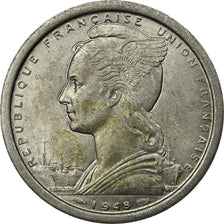 Coin, Togo, 2 Francs, 1948, Paris, EF(40-45), Aluminum, KM:5