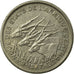 Monnaie, États de l'Afrique centrale, 50 Francs, 1977, Paris, TTB, Nickel