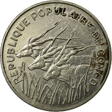Coin, Congo Republic, 100 Francs, 1971, Paris, EF(40-45), Nickel, KM:1