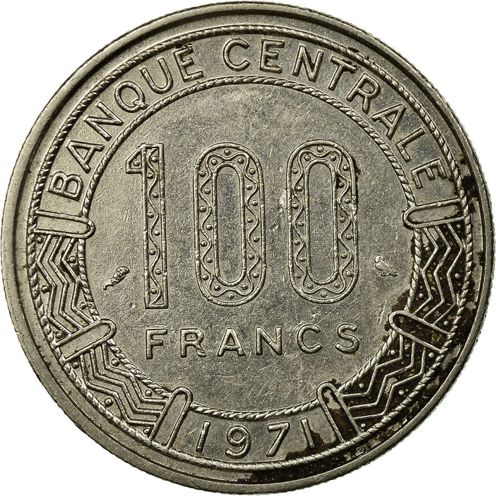 Coin, Congo Republic, 100 Francs, 1971, Paris, EF(40-45), Nickel, KM:1