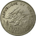 Coin, Chad, 100 Francs, 1971, Paris, EF(40-45), Nickel, KM:2