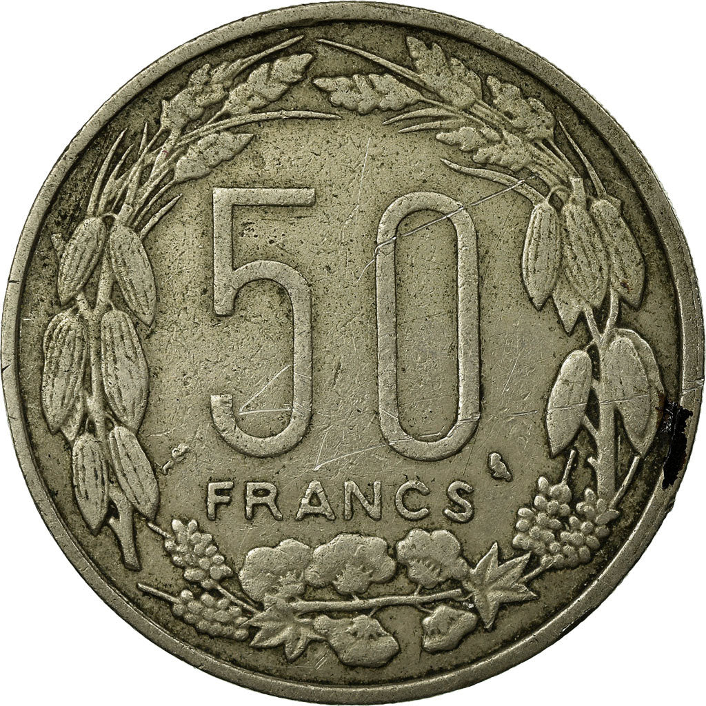 Coin, EQUATORIAL AFRICAN STATES, 50 Francs, 1963, Paris, EF(40-45)