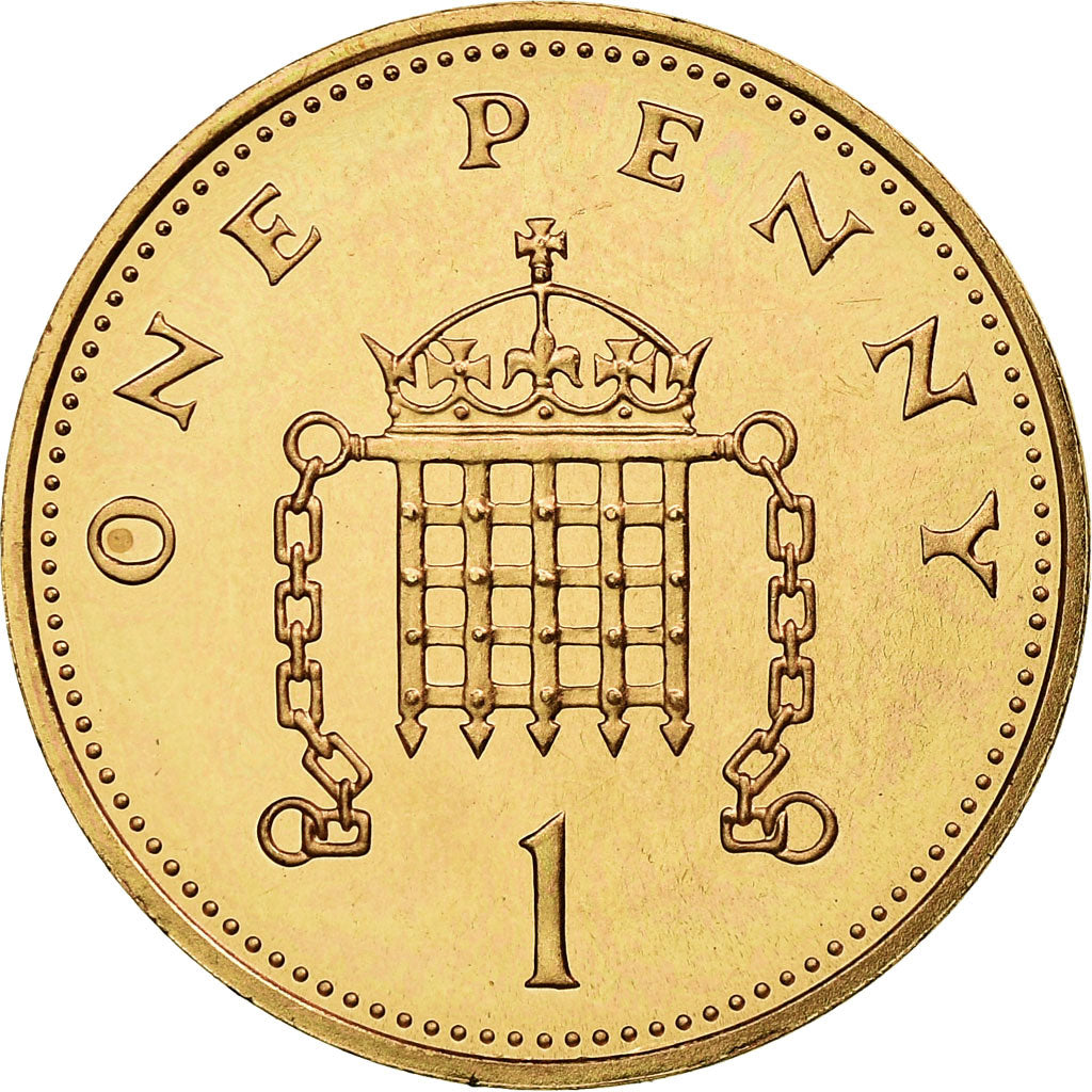 Coin, Great Britain, Elizabeth II, Penny, 1991, MS(63), Bronze, KM:935