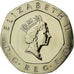 Coin, Great Britain, Elizabeth II, 20 Pence, 1991, MS(63), Copper-nickel, KM:939