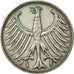 Coin, GERMANY - FEDERAL REPUBLIC, 5 Mark, 1951, Stuttgart, EF(40-45), Silver