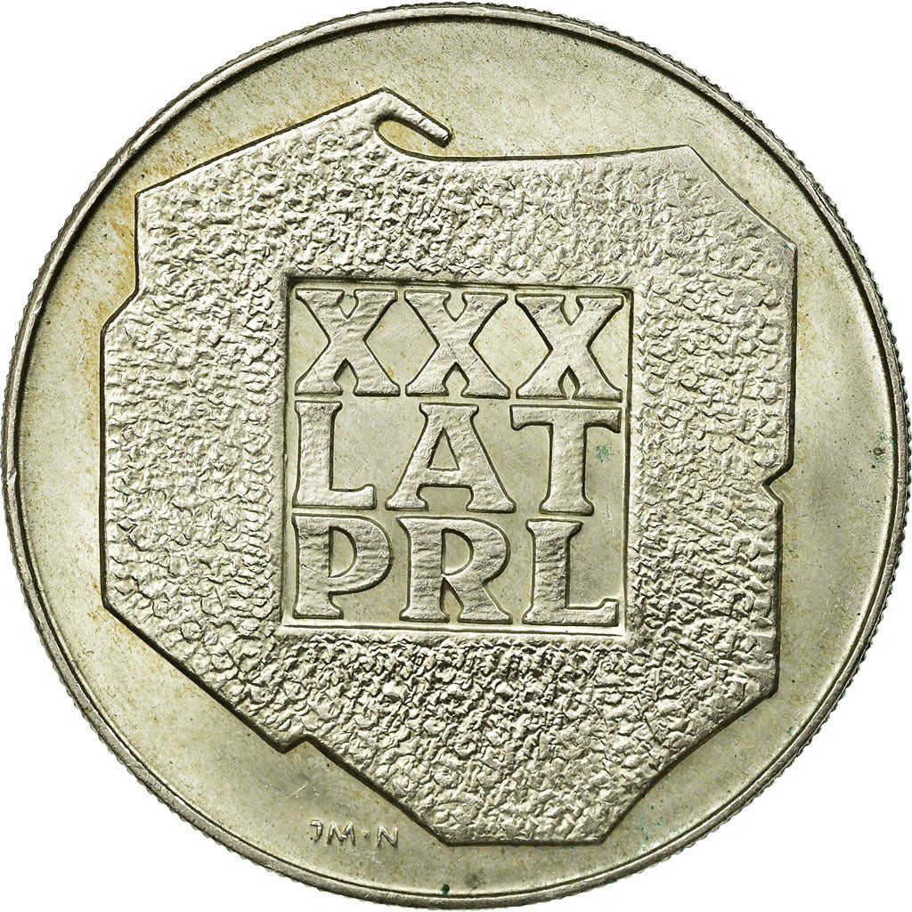 Coin, Poland, 200 Zlotych, 1974, Warsaw, EF(40-45), Silver, KM:72