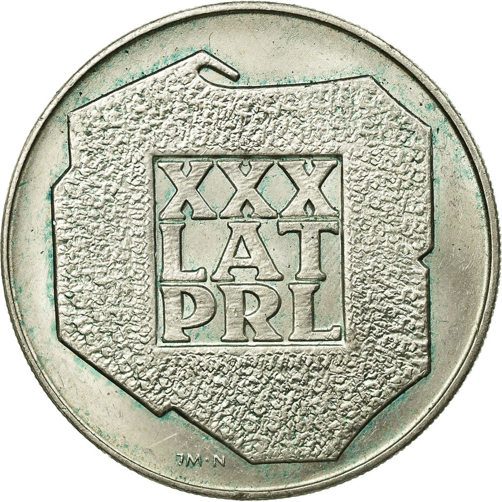 Coin, Poland, 200 Zlotych, 1974, Warsaw, EF(40-45), Silver, KM:72
