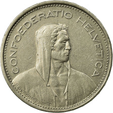 Münze, Schweiz, 5 Francs, 1975, Bern, SS, Copper-nickel, KM:40a.1