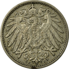 Coin, GERMANY - EMPIRE, Wilhelm II, 10 Pfennig, 1899, Stuttgart, EF(40-45)
