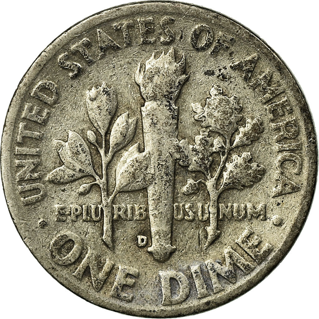 Coin, United States, Roosevelt Dime, Dime, 1953, U.S. Mint, Denver, VF(30-35)