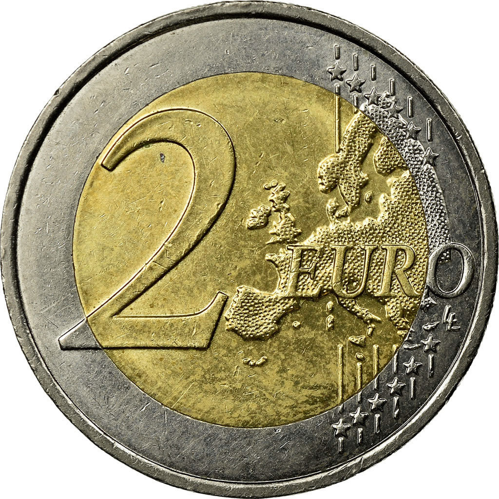 France, 2 Euro, UEFA Euro 2016, 2016, TTB, Bi-Metallic, Gadoury:23, KM:New