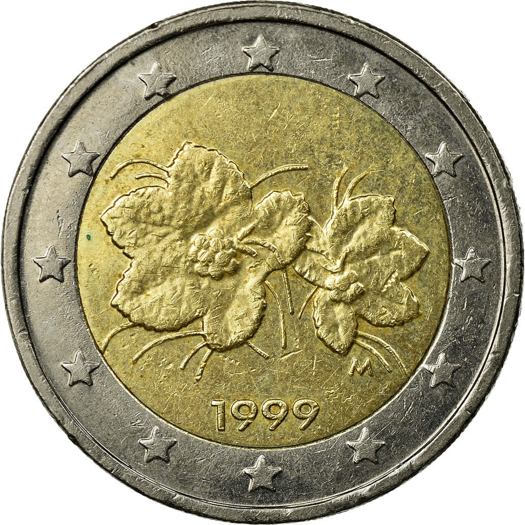 Finland, 2 Euro, 1999, EF(40-45), Bi-Metallic, KM:105