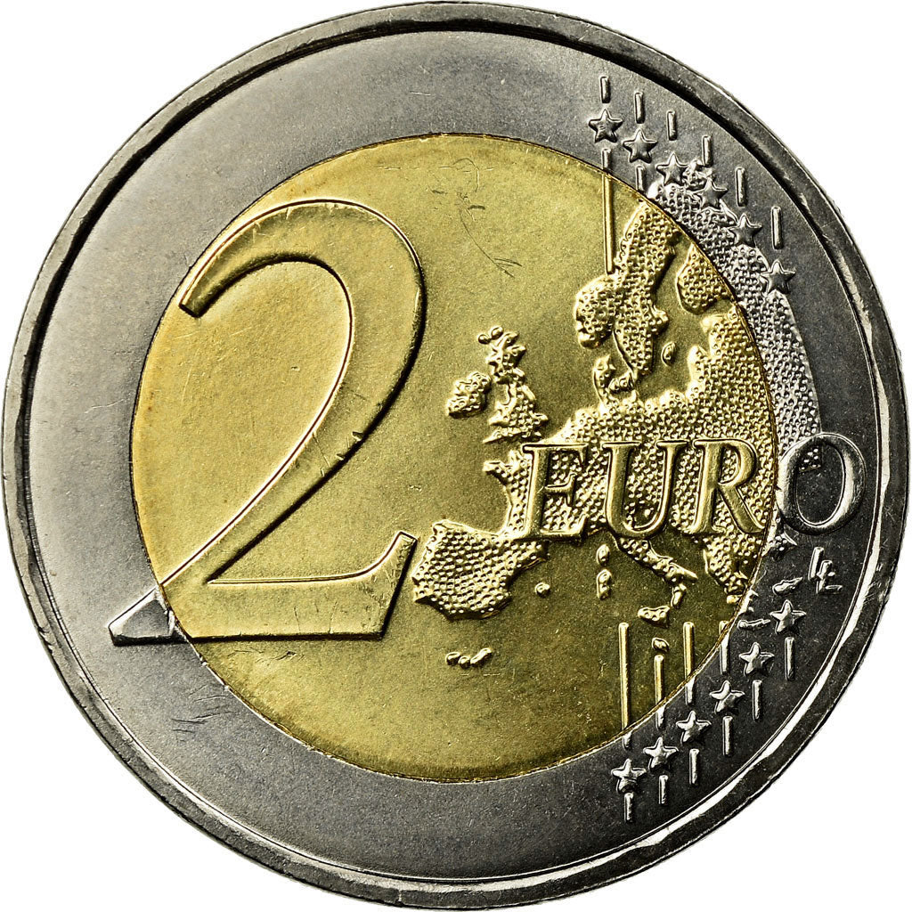 France, 2 Euro, Paix, 2015, EF(40-45), Bi-Metallic