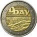 France, 2 Euro, D-Day, 2014, EF(40-45), Bi-Metallic