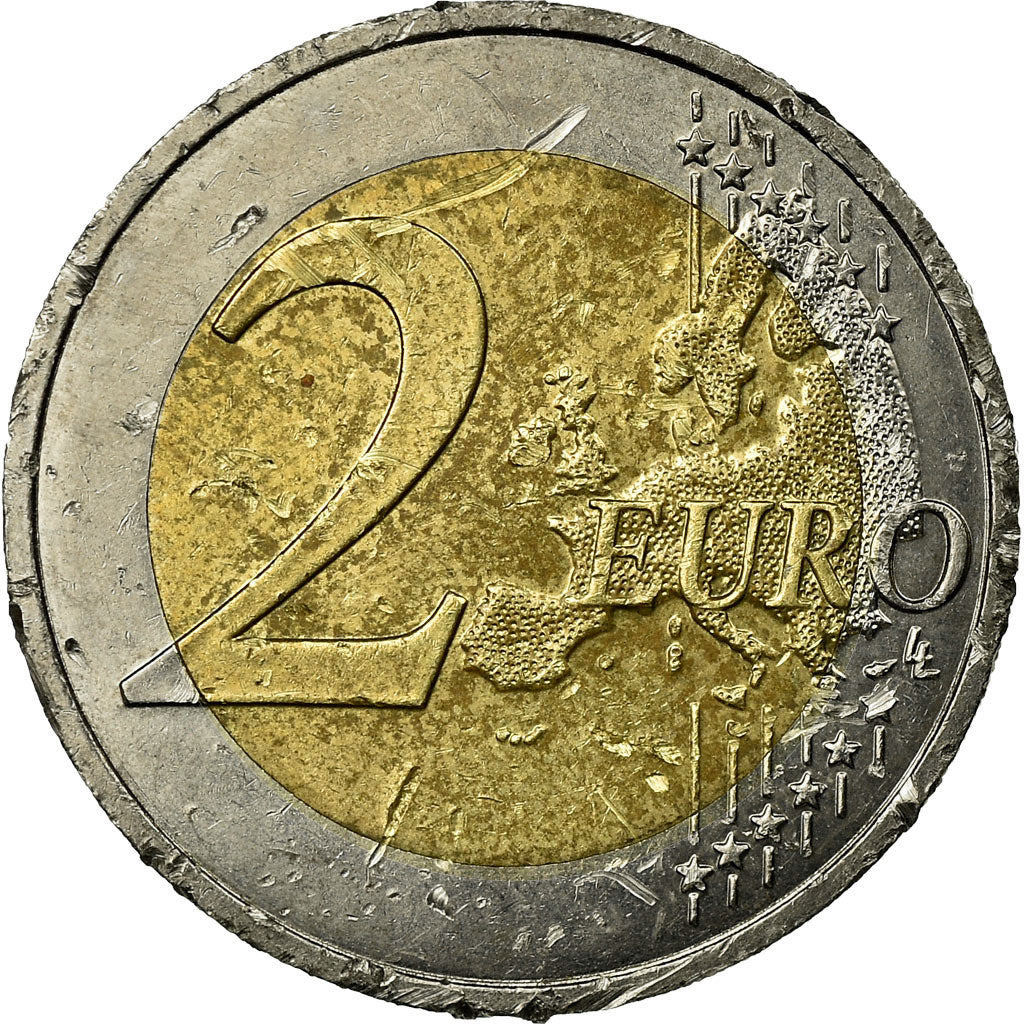 France, 2 Euro, D-Day, 2014, EF(40-45), Bi-Metallic