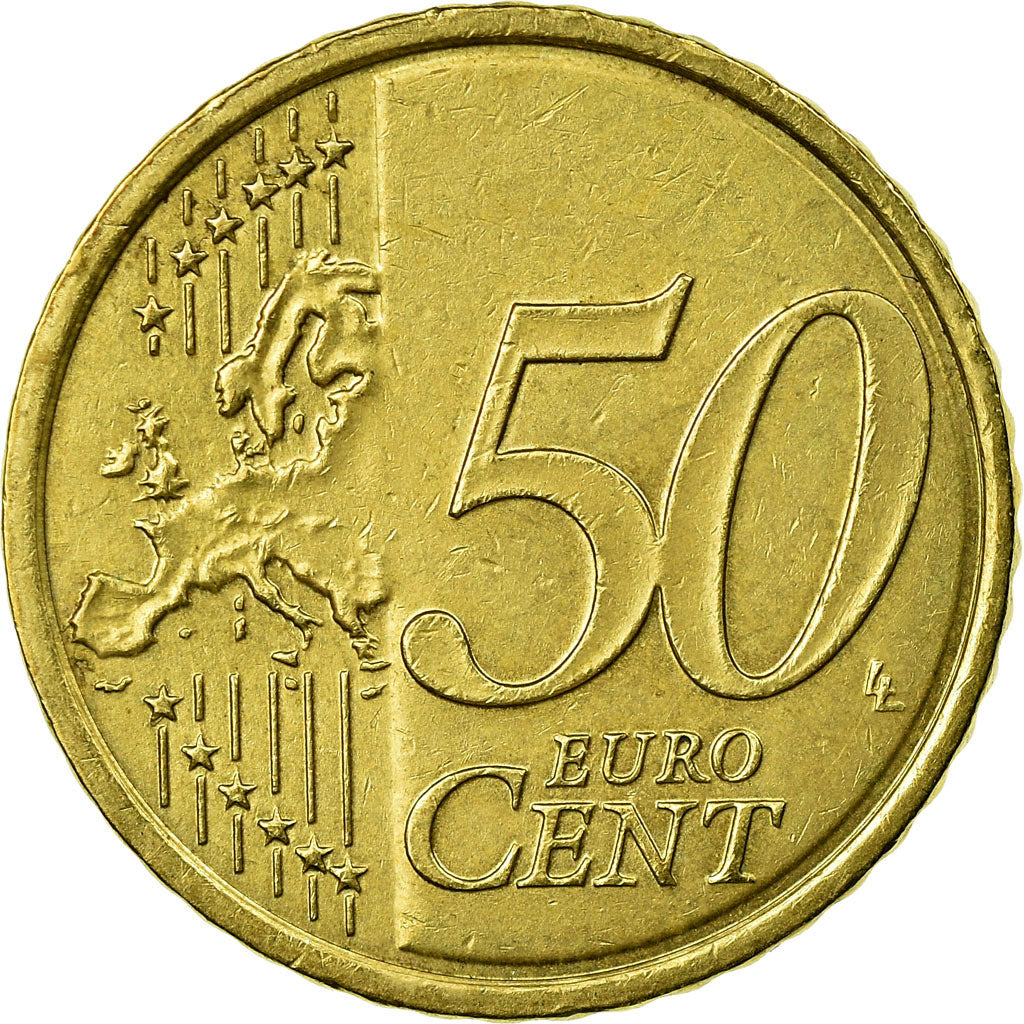 Slovakia, 50 Euro Cent, 2009, EF(40-45), Brass, KM:100