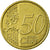 Słowacja, 50 Euro Cent, 2009, Kremnica, EF(40-45), Mosiądz, KM:100