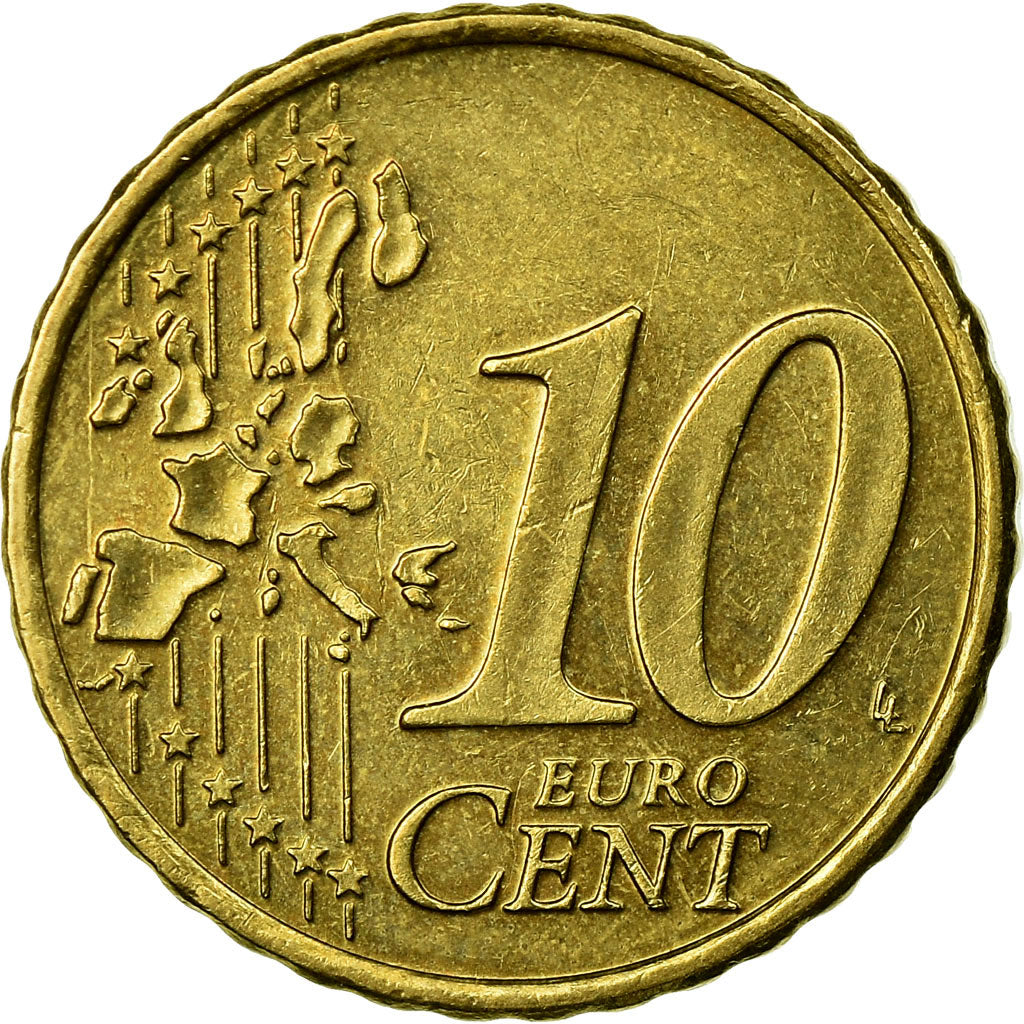 Oostenrijk, 10 Euro Cent, 2002, ZF, Tin, KM:3085