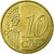 Malte, 10 Euro Cent, 2008, TTB, Laiton, KM:128