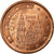 Spagna, 2 Euro Cent, 2000, BB, Acciaio placcato rame, KM:1041