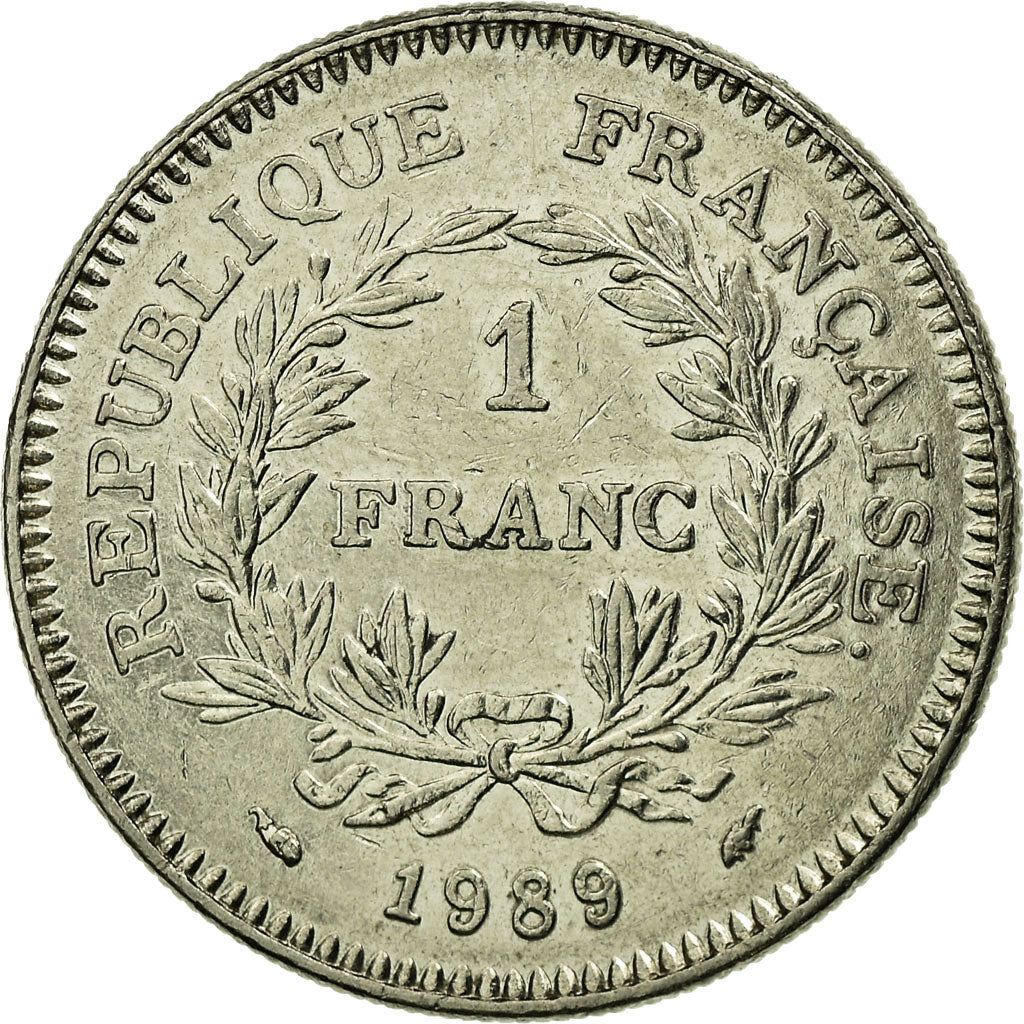 Münze, Frankreich, États généraux, Franc, 1989, SS, Nickel, KM:967