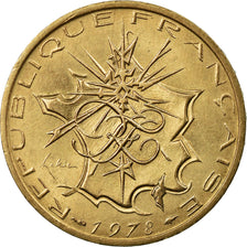 Coin, France, Mathieu, 10 Francs, 1978, AU(55-58), Nickel-brass, KM:940