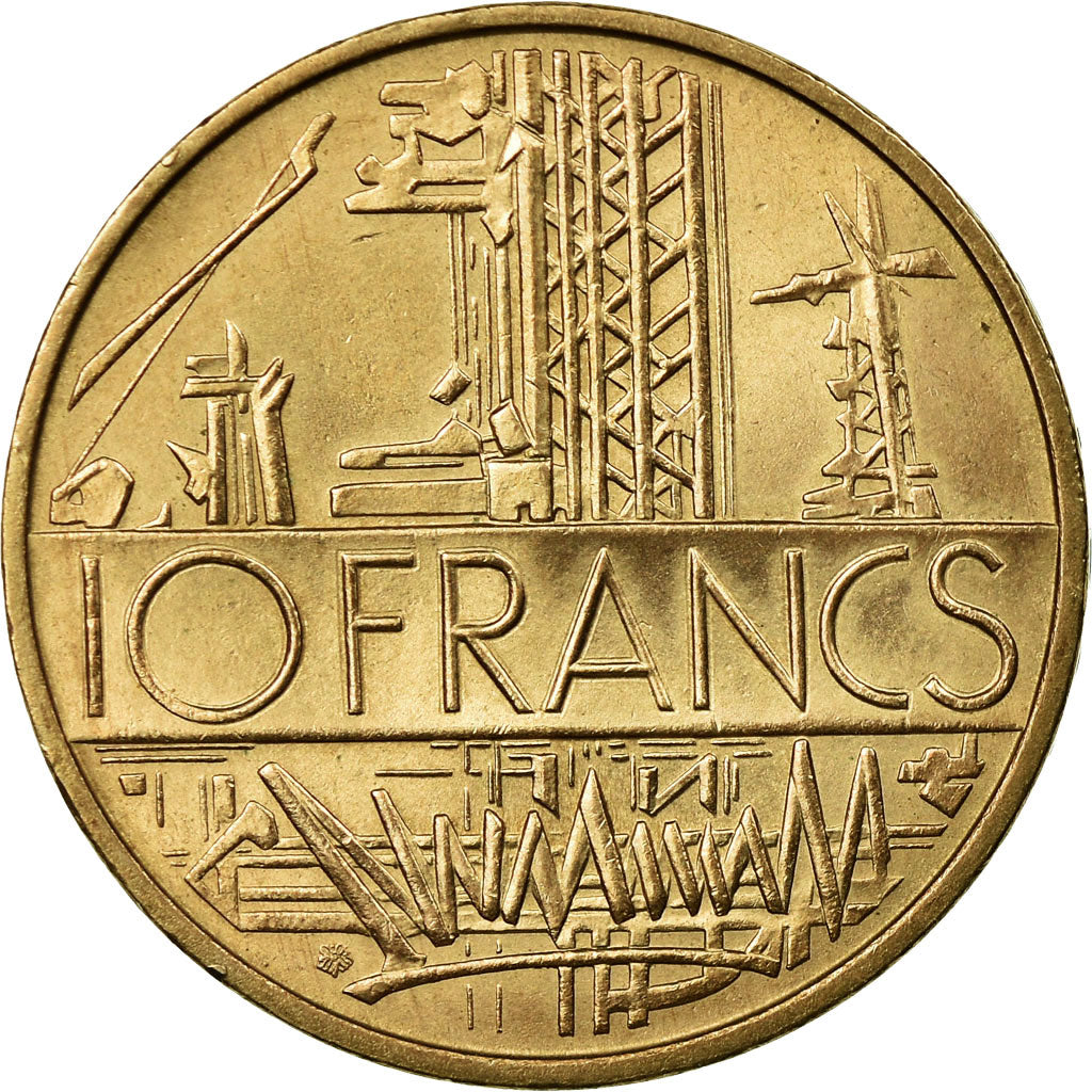 Coin, France, Mathieu, 10 Francs, 1978, AU(55-58), Nickel-brass, KM:940