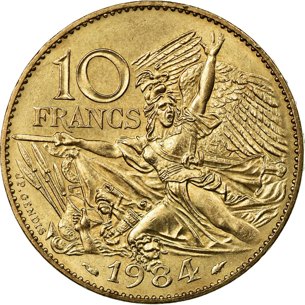 Moneta, Francja, François Rude, 10 Francs, 1984, Paris, AU(55-58)