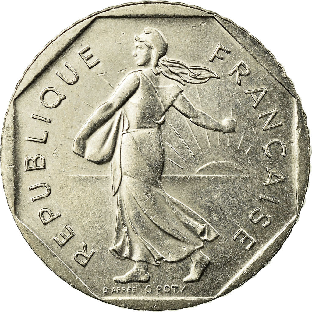 Coin, France, Semeuse, 2 Francs, 2000, Paris, EF(40-45), Nickel, KM:942.1