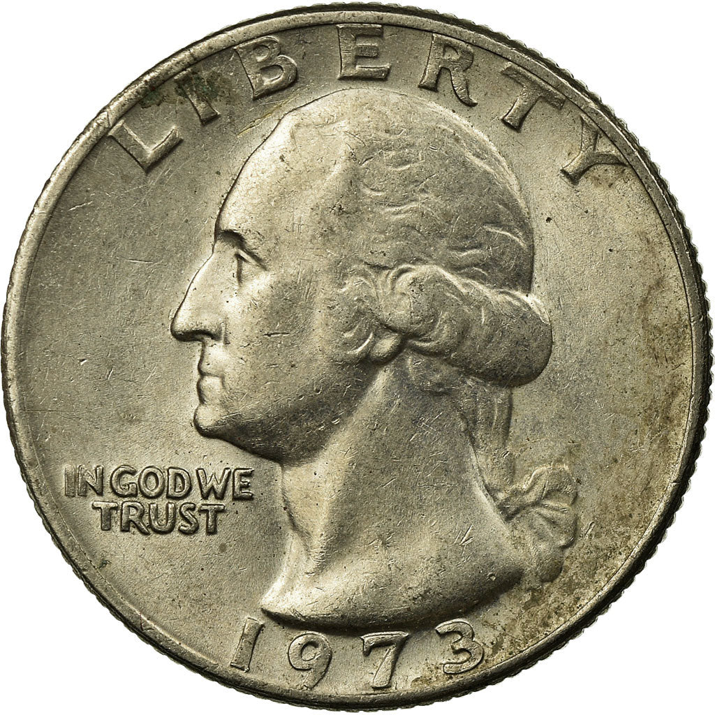 Coin, United States, Washington Quarter, Quarter, 1973, U.S. Mint, Philadelphia