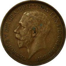 Coin, Great Britain, George V, 1/2 Penny, 1914, EF(40-45), Bronze, KM:809