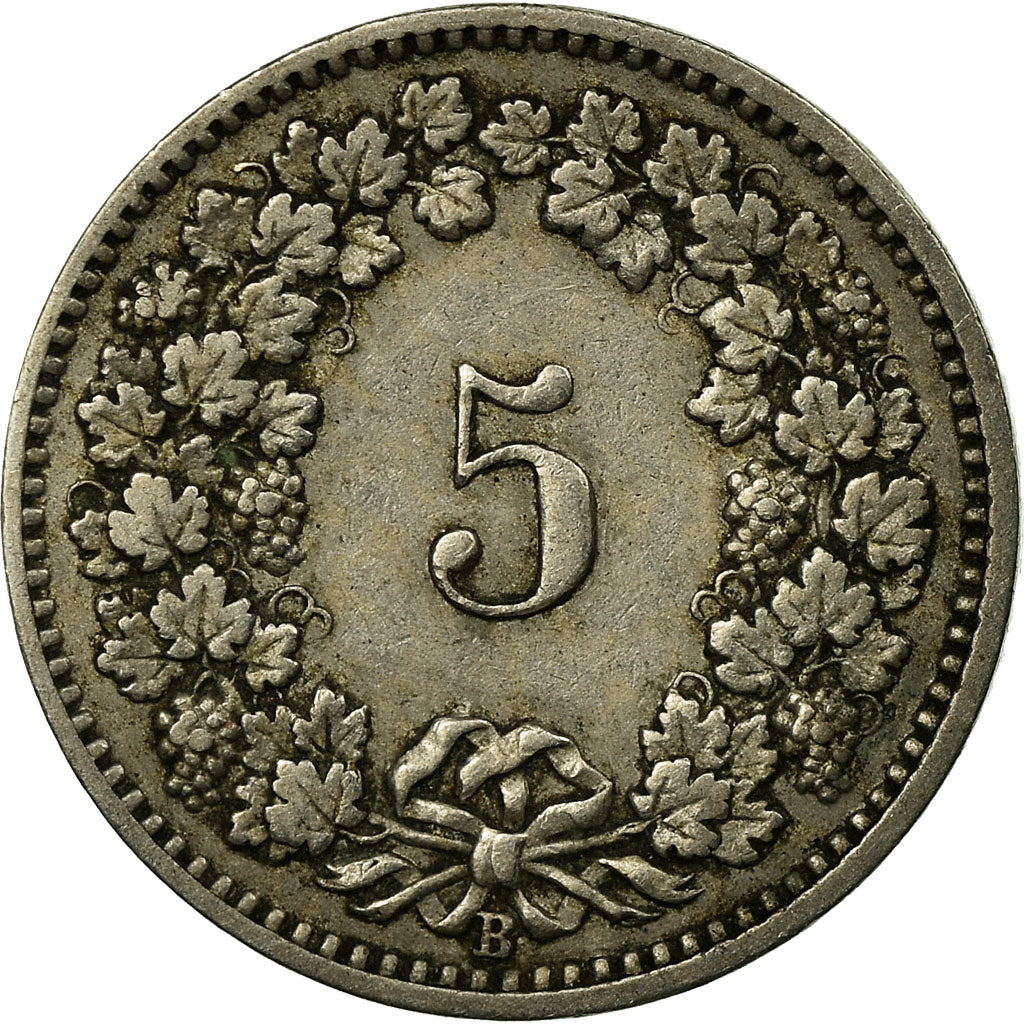 Coin, Switzerland, 5 Rappen, 1903, Bern, EF(40-45), Copper-nickel, KM:26