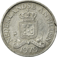 Coin, Netherlands Antilles, Juliana, 2-1/2 Cents, 1979, EF(40-45), Aluminum