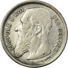 Coin, Belgium, 2 Francs, 2 Frank, 1909, EF(40-45), Silver, KM:58.1