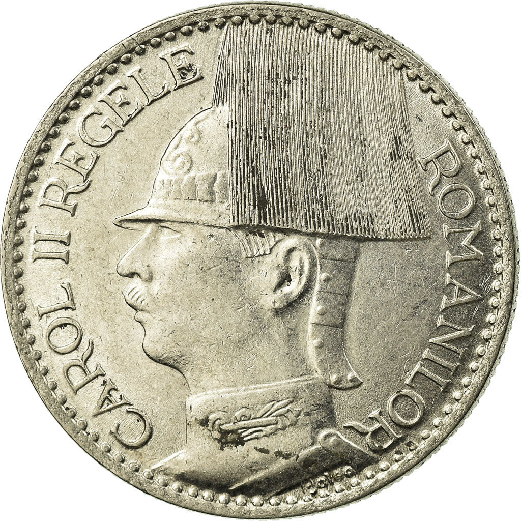 Coin, Romania, Carol II, 50 Lei, 1937, EF(40-45), Nickel, KM:55
