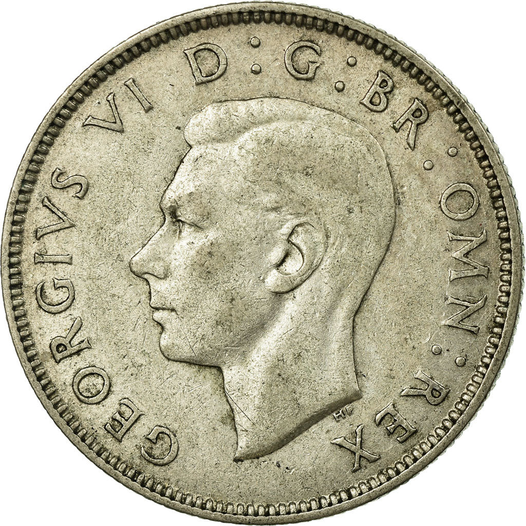 Coin, Great Britain, George VI, Florin, Two Shillings, 1939, EF(40-45), Silver