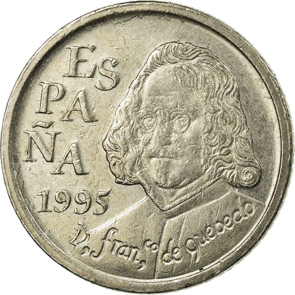 Coin, Spain, Juan Carlos I, 10 Pesetas, 1995, EF(40-45), Copper-nickel, KM:947