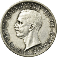 Coin, Italy, Vittorio Emanuele III, 5 Lire, 1927, Rome, EF(40-45), Silver