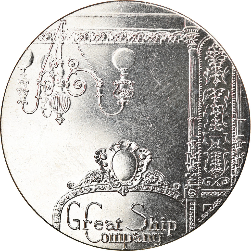 France, Médaille, Les Grands Transatlantiques, Great Eastern, Shipping, C.