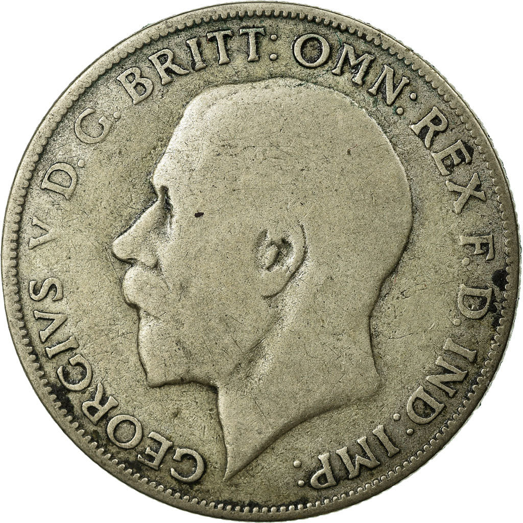Coin, Great Britain, George V, Florin, Two Shillings, 1922, VF(20-25), Silver