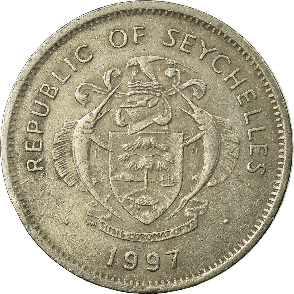 Monnaie, Seychelles, Rupee, 1997, TTB, Copper-nickel, KM:50.2