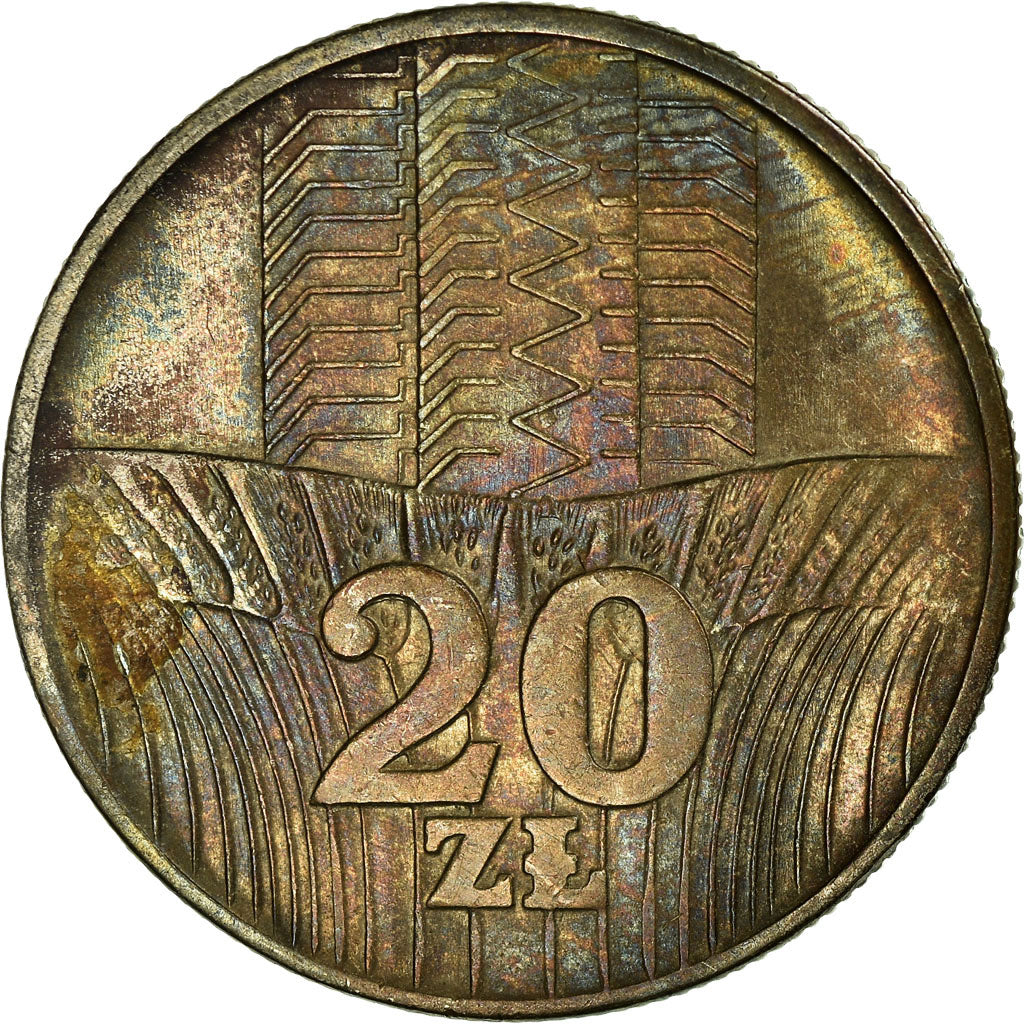 Coin, Poland, 20 Zlotych, 1973, VF(30-35), Copper-nickel, KM:67