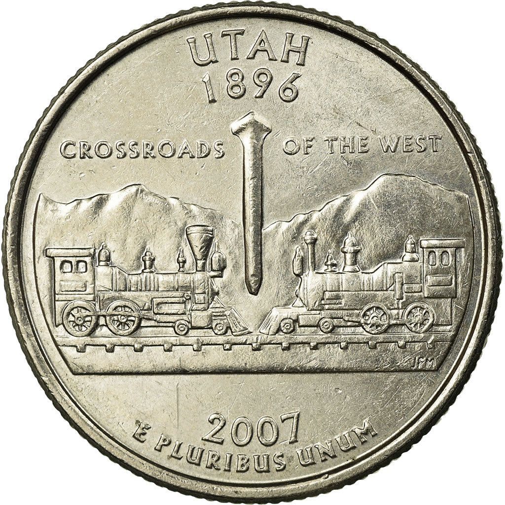 Coin, United States, Quarter, 2007, U.S. Mint, Philadelphia, EF(40-45)