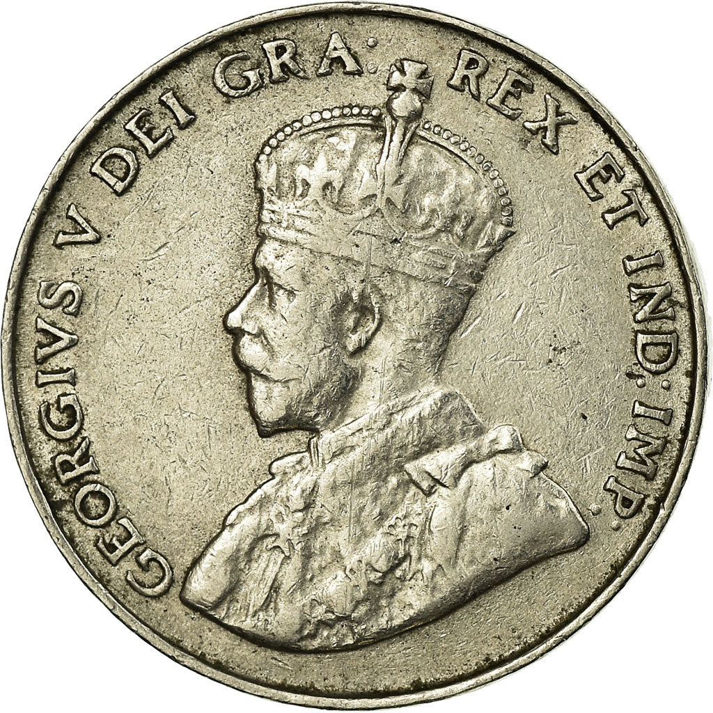 Monnaie, Canada, George V, 5 Cents, 1922, Royal Canadian Mint, Ottawa, TTB